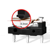 2Pcs Kailh Micro Switch 80M Life Gaming Mouse Micro Switch 3 Pin Black dot Used on Computer mice Left Right Button kailh GM8.0